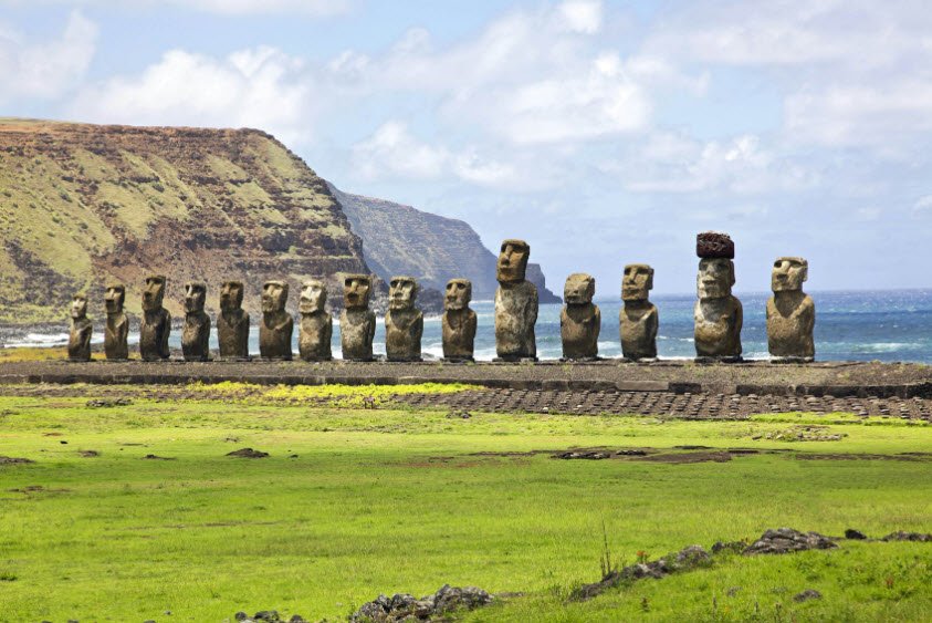 Ahu Tongariki, Easter Island, Chile